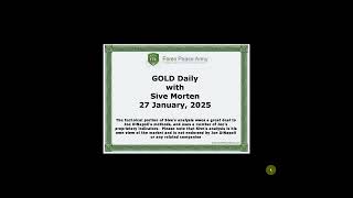 ForexPeaceArmy | Sive Morten Gold Daily Video, 01.27.2025