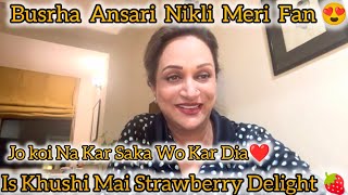 Bushra Ansari  | Strawberry Delight 🍓 Recipe | Strawberry Dessert Recipes | Strawberries 🍓🍓