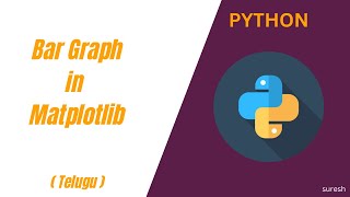 Bar Graph using Matplotlib | Python | Telugu