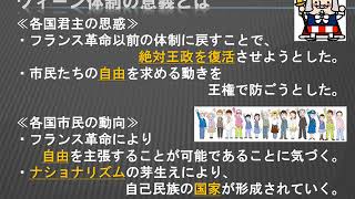 世界史講義12 1①【ウィーン体制と1848年の革命】