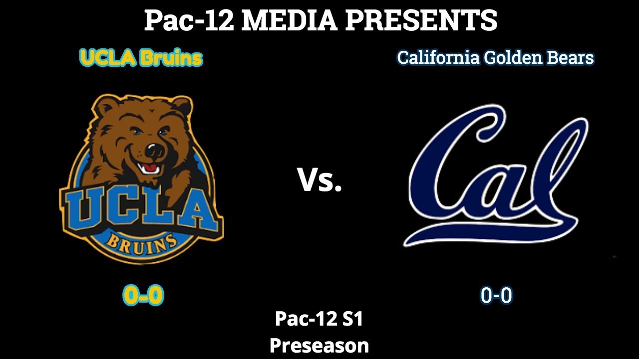 Pac-12 UCLA Bruins V California Golden Bears - YouTube