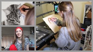 ART VLOG - Aufträge zeichnen✏️ \u0026 Atelier Update // Creative Artpoint