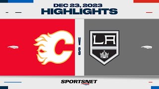 NHL Highlights | Flames vs. Kings - December 23, 2023