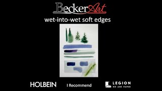 BeckerArt creating Wet-into-Wet Soft Edges