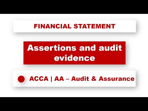 ACCA F8 - Assertions And Audit Evidence | #acca #f8 #audit #assurance ...