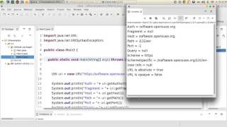 4 JAVA Networking URI methods