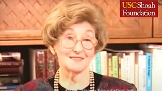 Holocaust Survivor Ruth Brand Testimony | USC Shoah Foundation