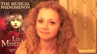 Quirky questions with Carrie Hope Fletcher (Eponine) #LesMis