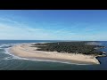 Recul de la plage à La Pointe du Cap Ferret après les grandes marées