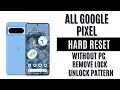 ALL GOOGLE PIXEL HARD RESET (FACTORY RESET)