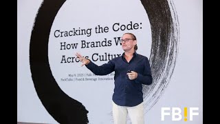 Cracking the Code: How Brands Win Across Cultures | FBIF 2025 Keynote by Falk Fuhrmann