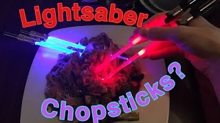 Review: Lightsaber Chopsticks ( FUNctional Tableware)