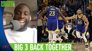 Draymond on reuniting with Steph Curry & Klay Thompson in first game back | The Draymond Green Show