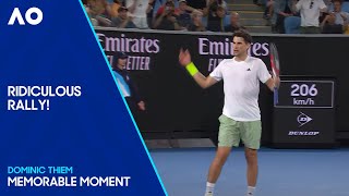 Dominic Thiem Wins Jaw-Dropping Point! | Australian Open 2024