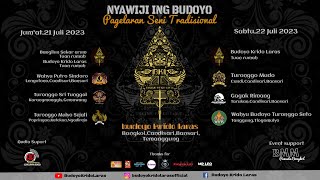 NYAWIJI ING BUDOYO PAGELARAN SENI TRADISIONAL. BONGKOL,CANDISARI,BANSARI ,TEMANGGUNG