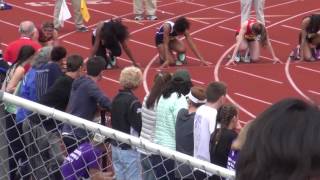 2017 D4 MIAA Track and Field Prelim \u0026 Final - Girls 100m