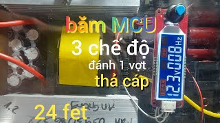 kích cá 24 fet thả cáp+1 vợt băm MCU 3 chế độ màn hình lcd.lh 0393086322