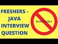 FRESHERS - JAVA INTERVIEW QUESTION | HOW TO REMOVE DUPLICATES FROM AN ARRAYLIST | CODE| InterviewDOT
