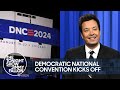 Democratic National Convention Kicks Off in Chicago, Biden Delivers Opening Speech | Tonight Show