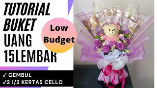 tutorial buket uang 15Lembar