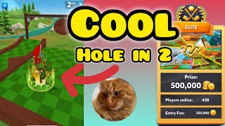 Got this cool hole in 2 on Pine | golf battle