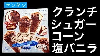 【アイス】センタン クランチシュガーコーン 塩バニラ