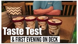 First Evening On The Deck \u0026 We Try NEW Haagen Daz Ice Cream || April 2019