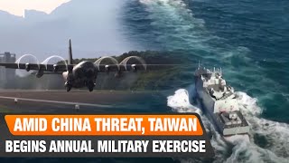 Amid China threat, Taiwan begins annual military exercise with 'real combat drills' | VIDEO