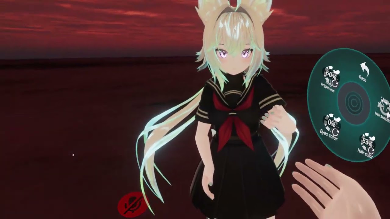 【VRChat-Booth商品】 【舞夜（Maya）竜胆（Rindo）用】髪・瞳の素材 Material For Hair And Eye ...