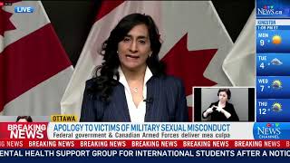 Feds issue apology to victims of military sexual misconduct
