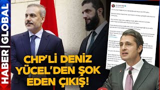 Türkiye'nin Suriye Hamlesinden Rahatsız Olan CHP'li Deniz Yücel'e Tepki: Esad'dan Randevu Alanlar...