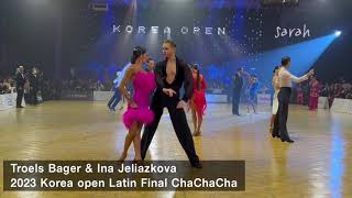 Troels Bager & Ina Jeliazkova | 2023 Korea Open Final ChaChaCha