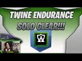 TWINE PEAKS ENDURANCE SOLO CLEAR!!!!!! Fortnite : Save The World