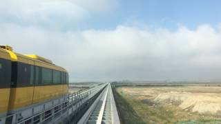 前面展望　仁川空港磁気浮上鉄道　仁川国際空港→龍遊