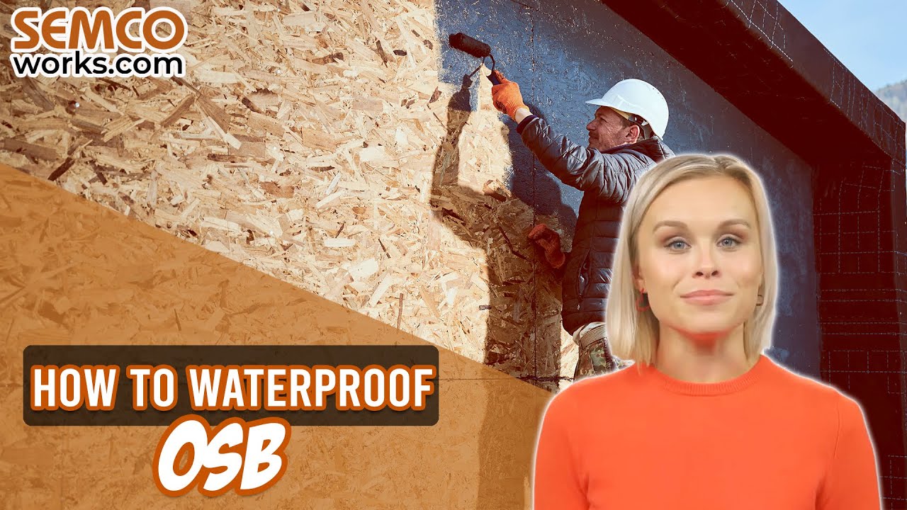 Waterproofing Osb Wood With Semco Liquid Membrane Youtube