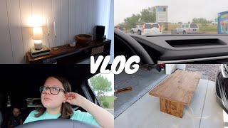 SAHM Vlog: Sourdough journey,  ER visit, New home decor, car chats, DIY coffee table + MORE!