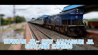 12041 UP Howrah Jn.- New Jalpaiguri Jn. Shatabdi Express skips Madhusudanpur (MDSE).