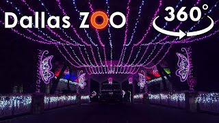 VR Dallas Zoo Lights 360° 5K - The most SPECTACULAR Christmas lights around Dallas - Dallas