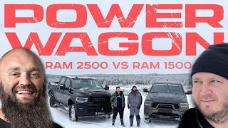 RAM 2500 POWER WAGON vs RAM 1500 REBEL #ram #ram2500 #powerwagon