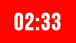 2 Minute 33 Second Timer With Alarm Without Music