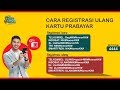 Cara Registrasi Ulang Kartu Prabayar Telkomsel, Indosat, XL, TRI, Smartfren