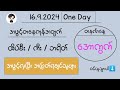 16.9.2024(One Day) အဖွင့်နေ့အတွက် ထိပ်စီး/ကီး/ဘရိတ် (အောကွက်)✅ဝင်ယူသွားပါ#2d