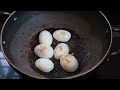 ಬೇಯಿಸಿದ ಮೊಟ್ಟೆ ತವಾ ಫ್ರೈ quick boiled egg tawa fry egg roast recipe egg recipe in kannada