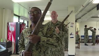 'It means a lot:' Navy funeral honor guard team trains to provide final honors to service members