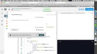 Forking a Project in repl.it