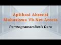 Aplikasi Absensi Mahasiswa Vb.Net Access