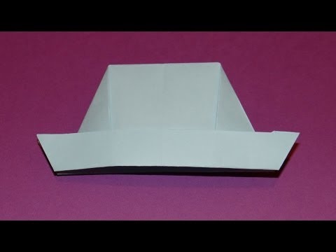 How To Make An Origami Hat 02 How To Make An Origami Hat 02