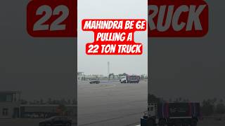 Mahindra BE 6e pulling a 22 Ton Loaded Truck 🚛 285ps + 380nm Torque Electric SUV #ev #suv