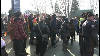 Protesters take aim at Hamilton library over drag queen storytime event