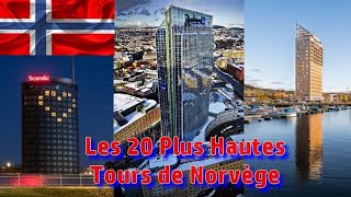 Les 20 Plus Hautes Tours de Norvège//The 20 Tallest Towers in Norway//De 20 høyeste tårnene i Norge